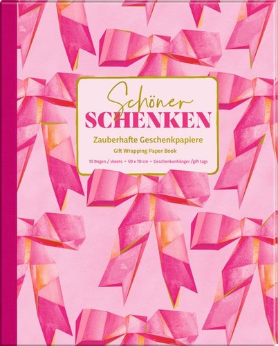 Geschenkpapier buch schöner - -,