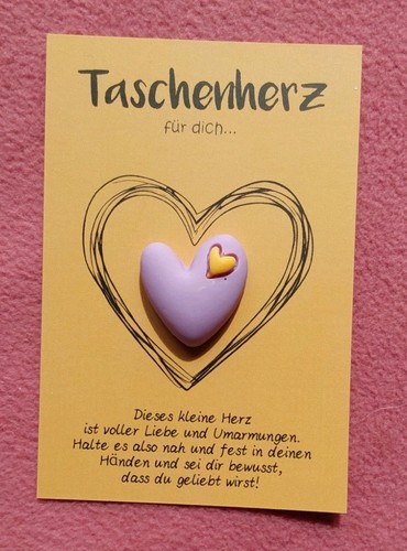 Taschenherz geschenk - taschenherz,