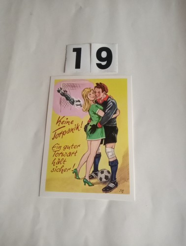 Alte postkarte fussball - alte,