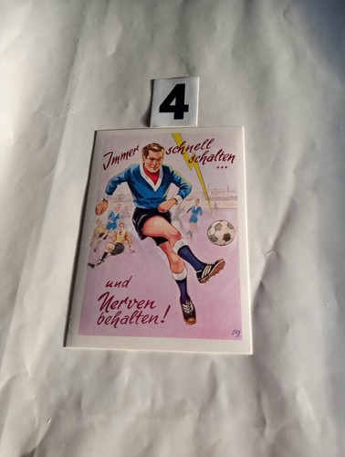 Alte postkarte fussball - postkarte,