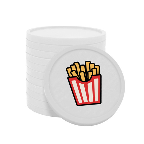 Wertmarken chips mit pommes - wertmarken,