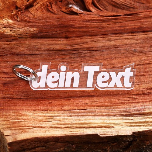 Plexiglas text anhänger - plexiglas®, text-anhänger