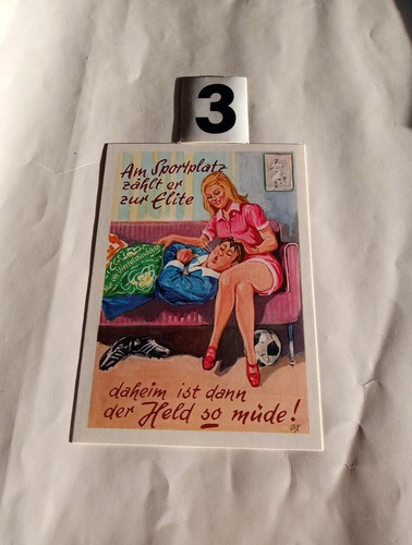 Alte postkarte fussball - alte,