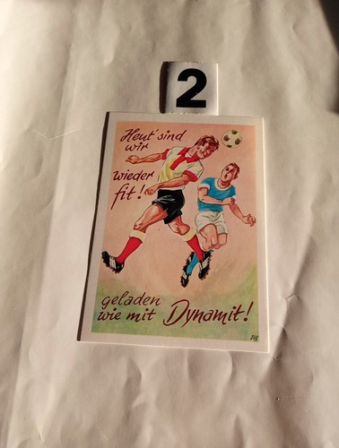 Alte postkarte fussball - postkarte,
