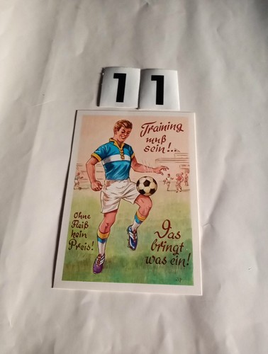 Alte postkarte fussball - alte,