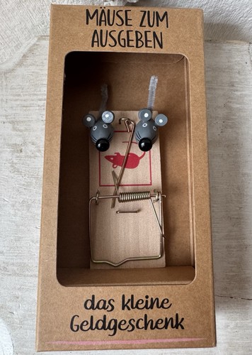 Geschenkverpackung mausefalle - geschenkverpackung,